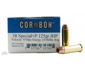 CORBON AMMO 38 SPL 125GR